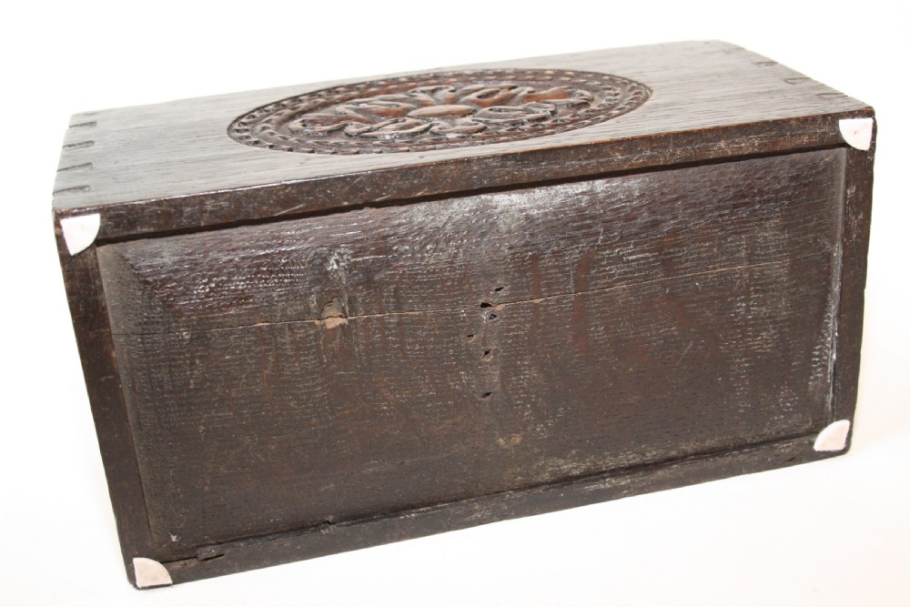 Early 19th century oak box View VIII