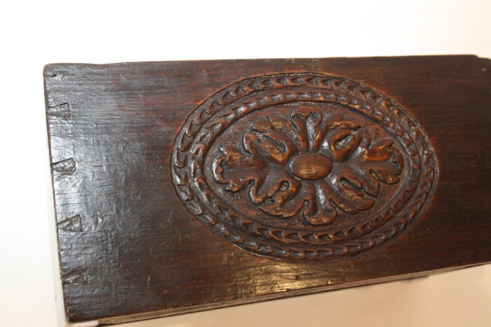 Early 19th century oak box View IX