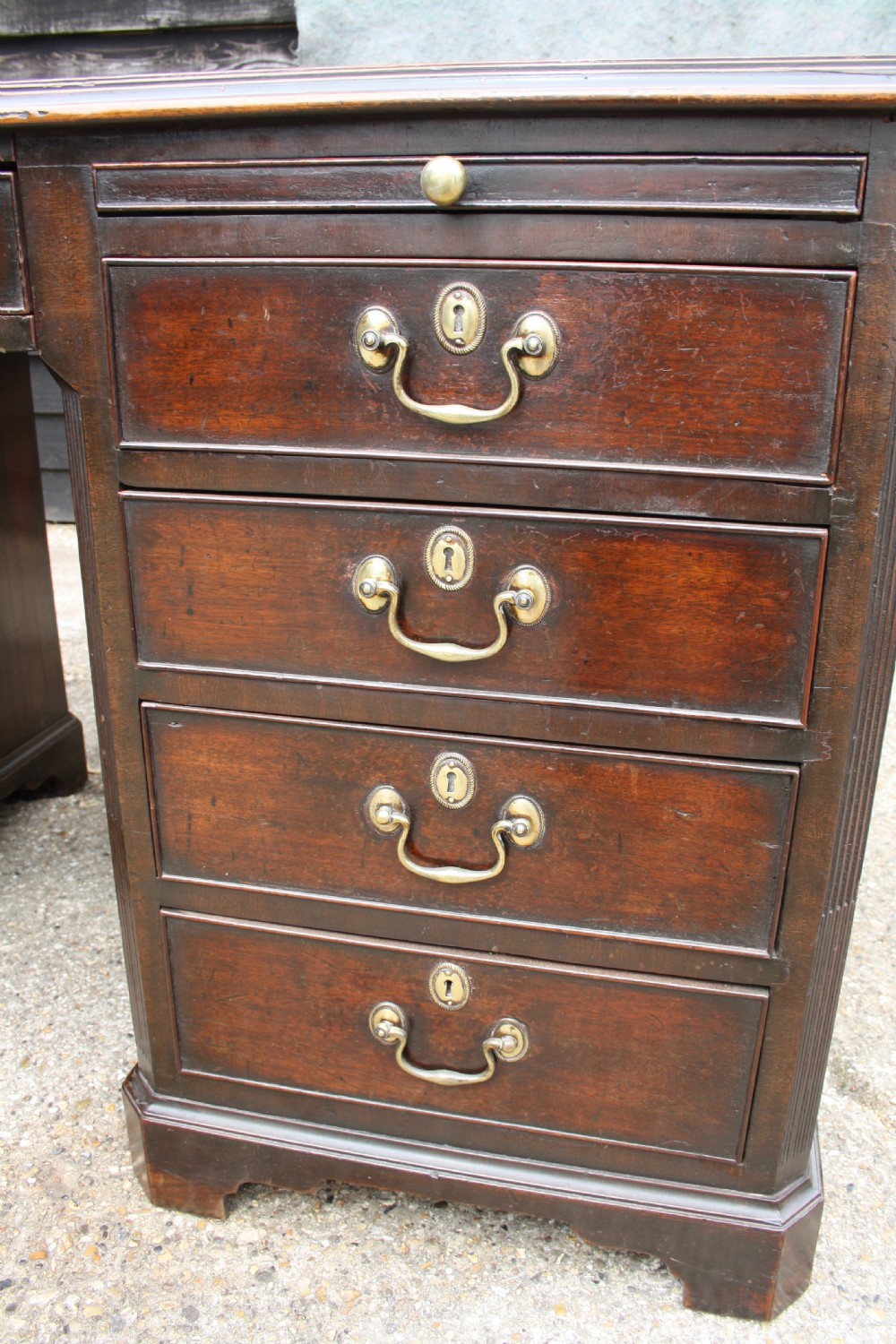 Late 19th-century 5' partners desk  View II