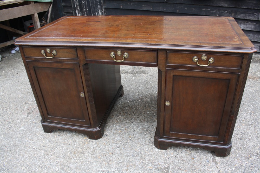Late 19th-century 5' partners desk  View X