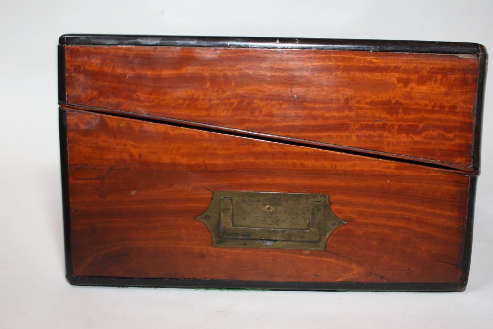 19th century satinwood writing slope View V