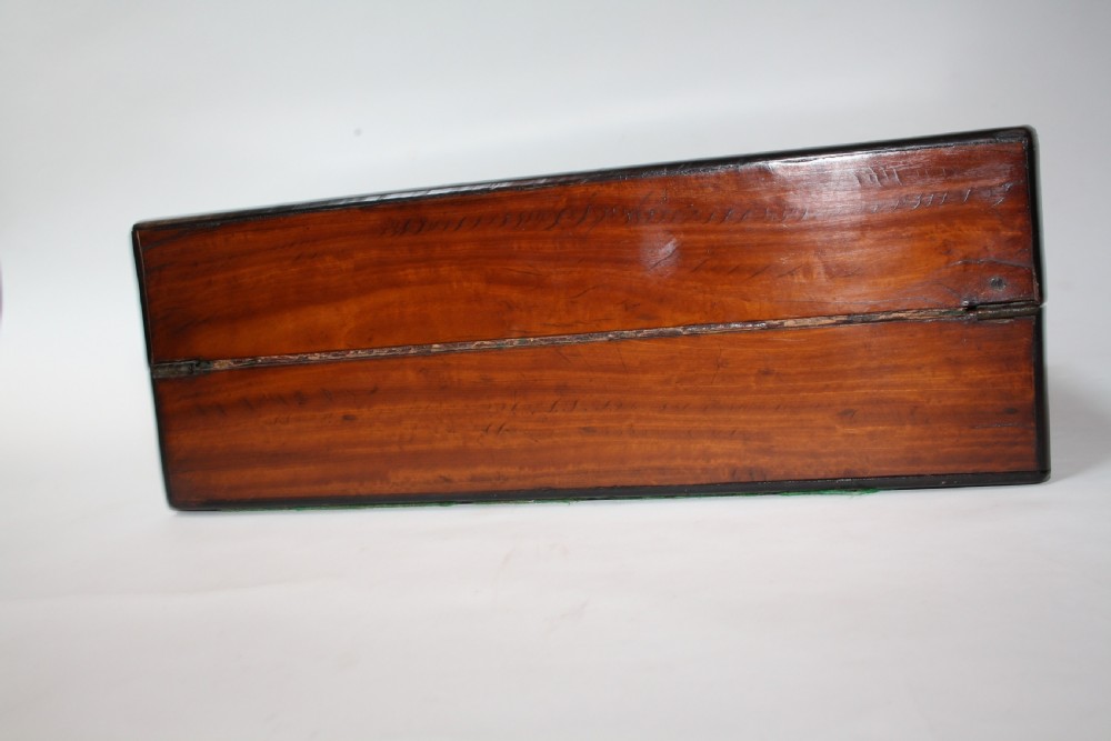 19th century satinwood writing slope View VI