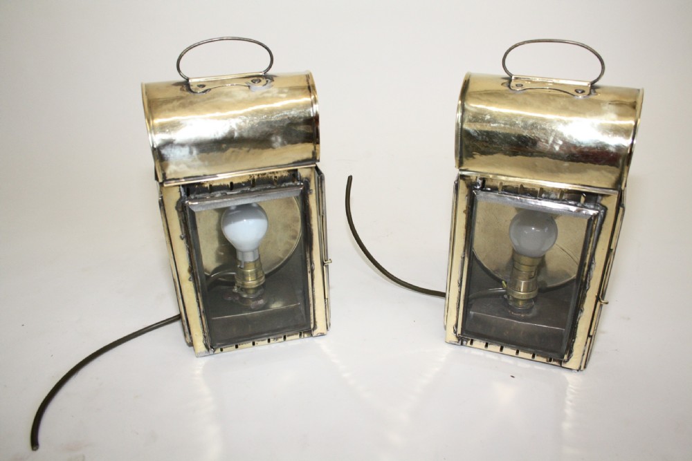 Pair of late 19th century porch lights