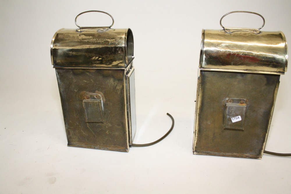 Pair of late 19th century porch lights View V
