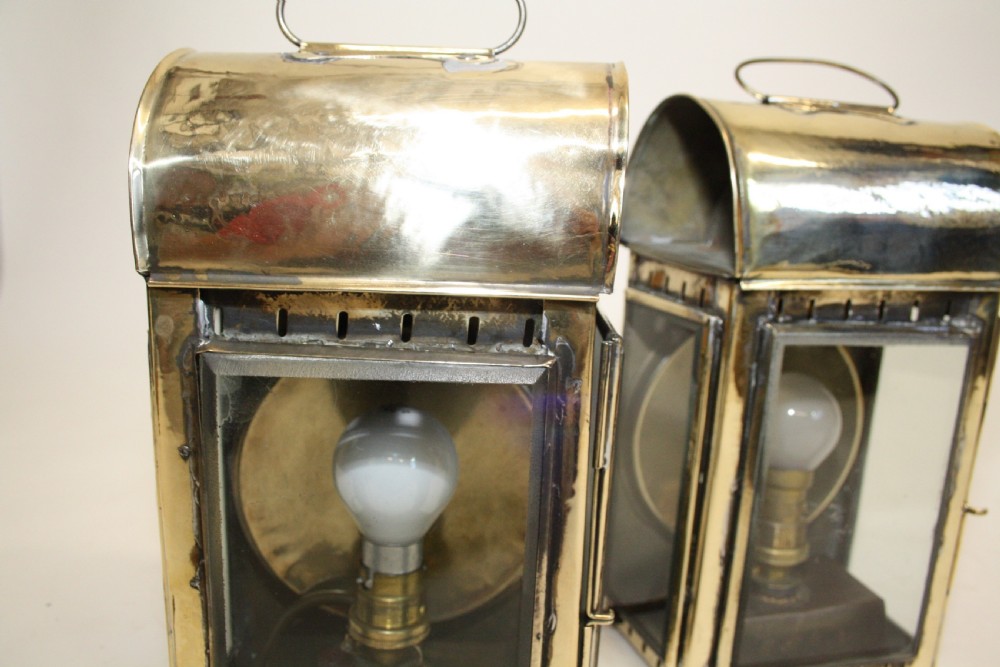 Pair of late 19th century porch lights View VIII