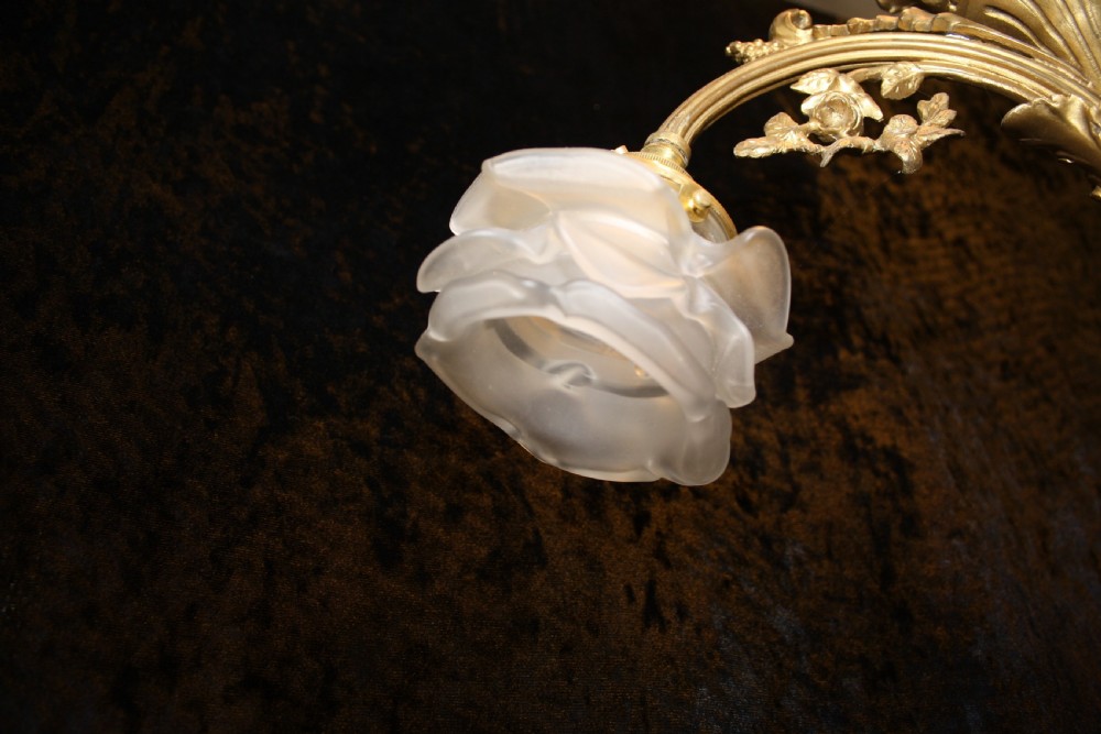Early 20th century brass chandelier View III