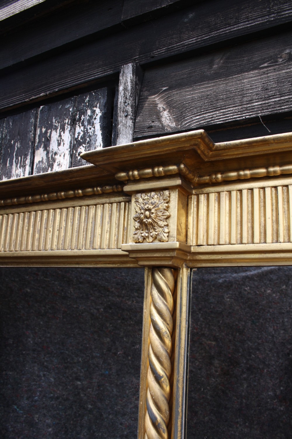 Regency three pane gilt mirror View VII