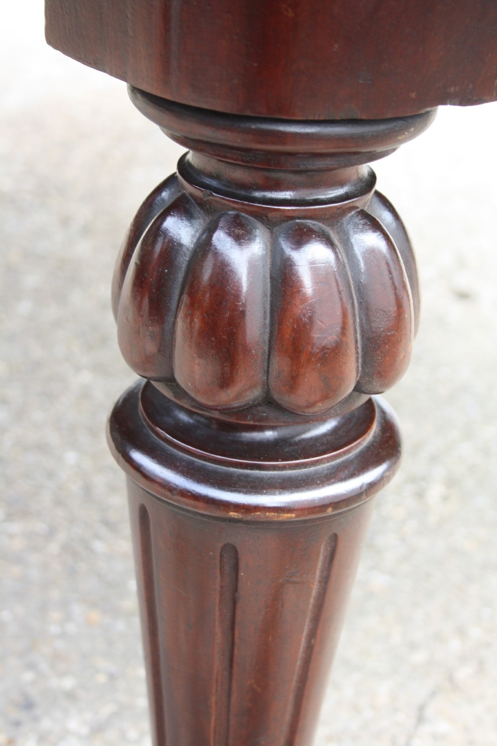 9 foot long William IV extending dining table View III