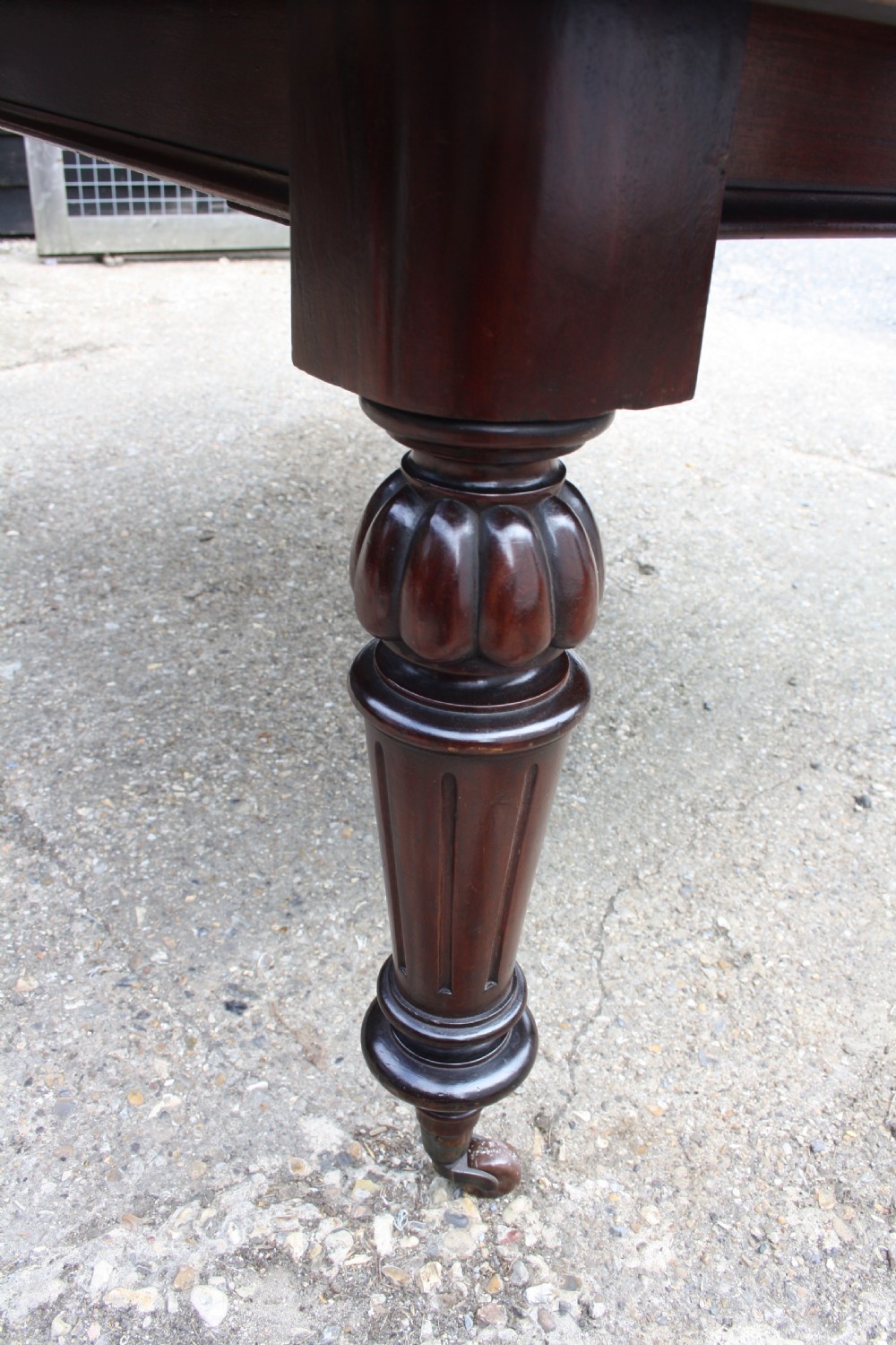 9 foot long William IV extending dining table View VI