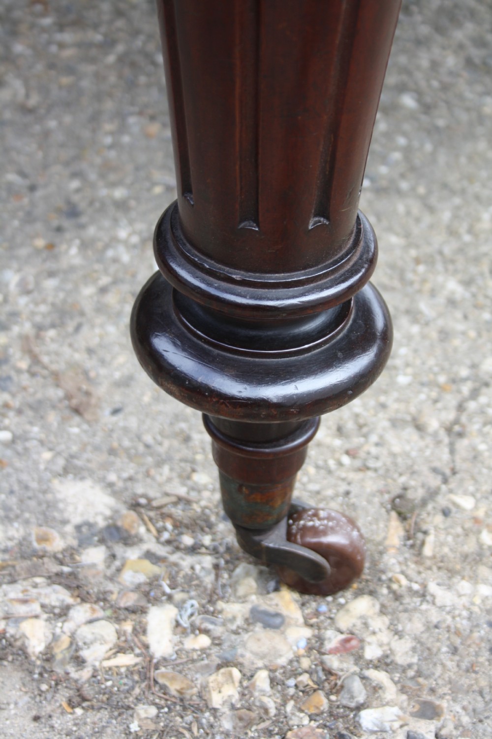 9 foot long William IV extending dining table View VII