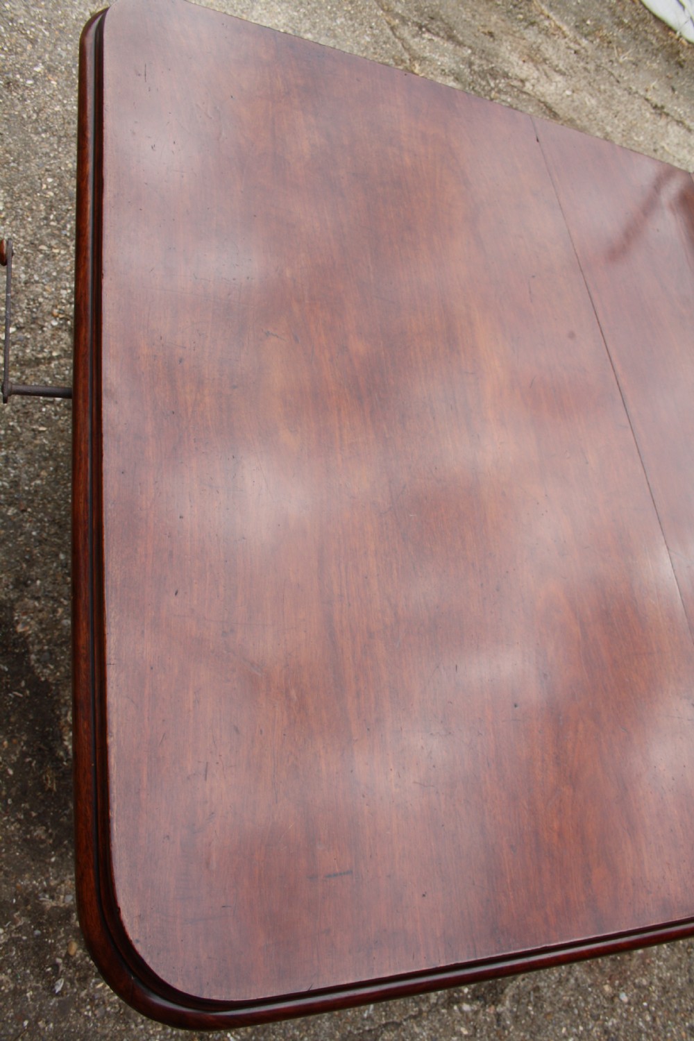 9 foot long William IV extending dining table View XIII