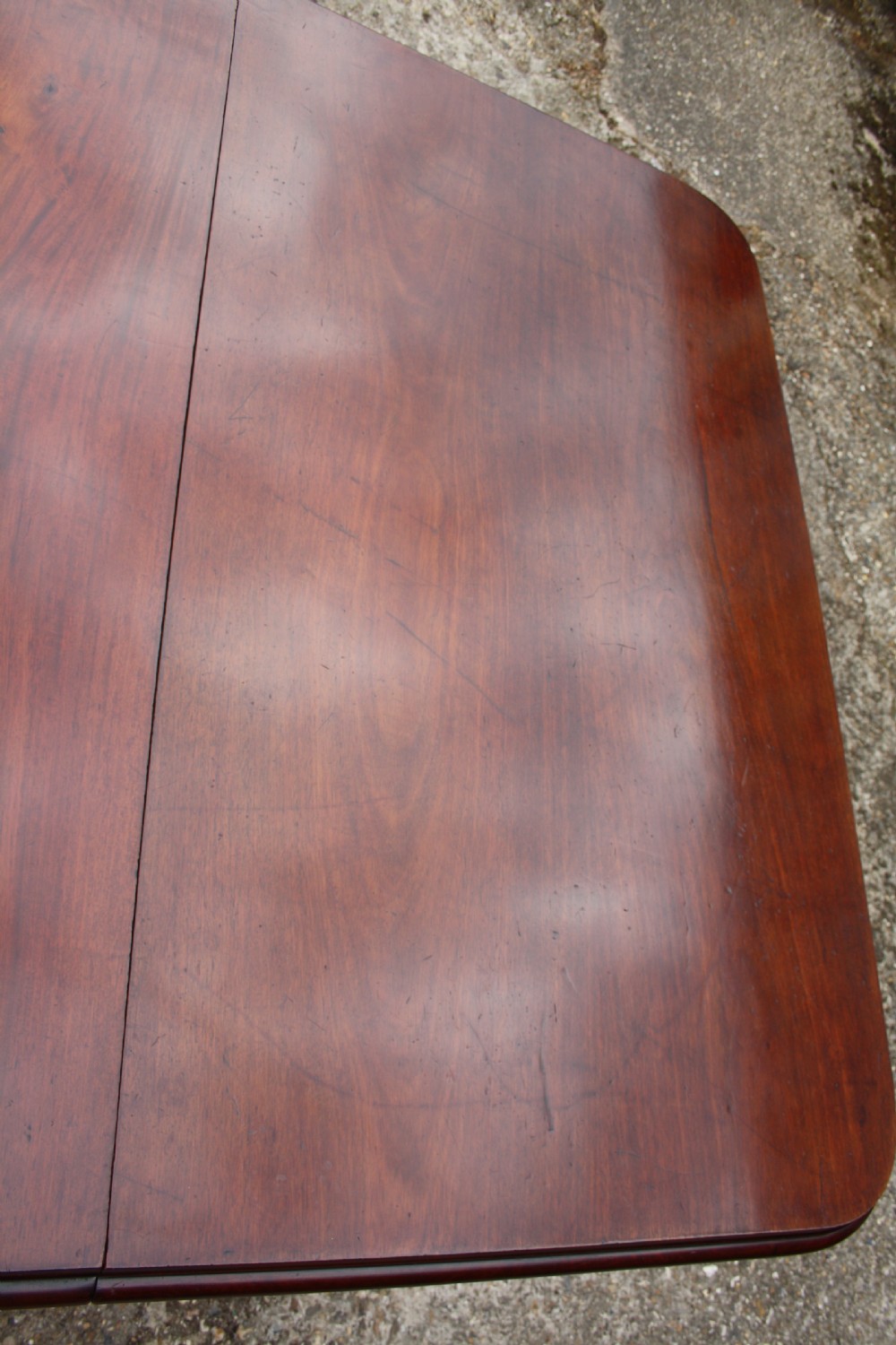 9 foot long William IV extending dining table View XIV
