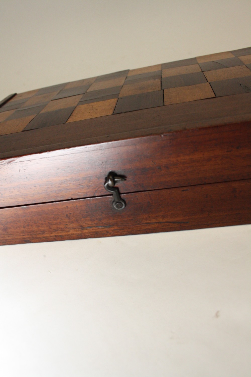 19th century chess and backgammon board View IX