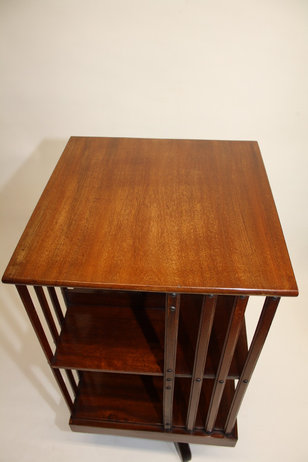 Edwardian revolving bookcase View II