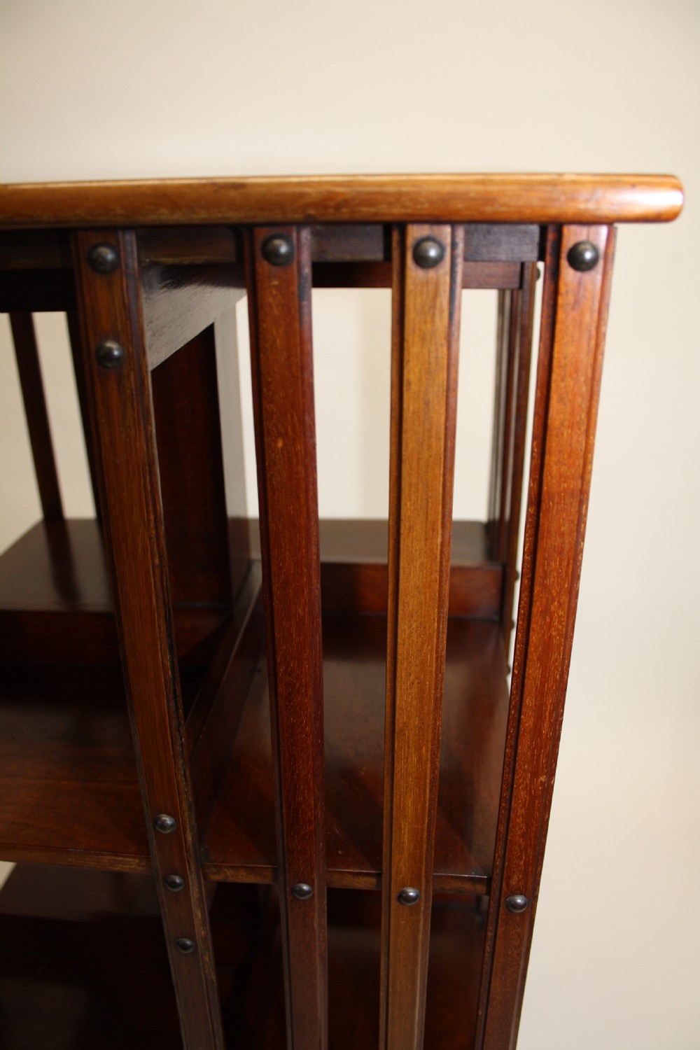 Edwardian revolving bookcase View III