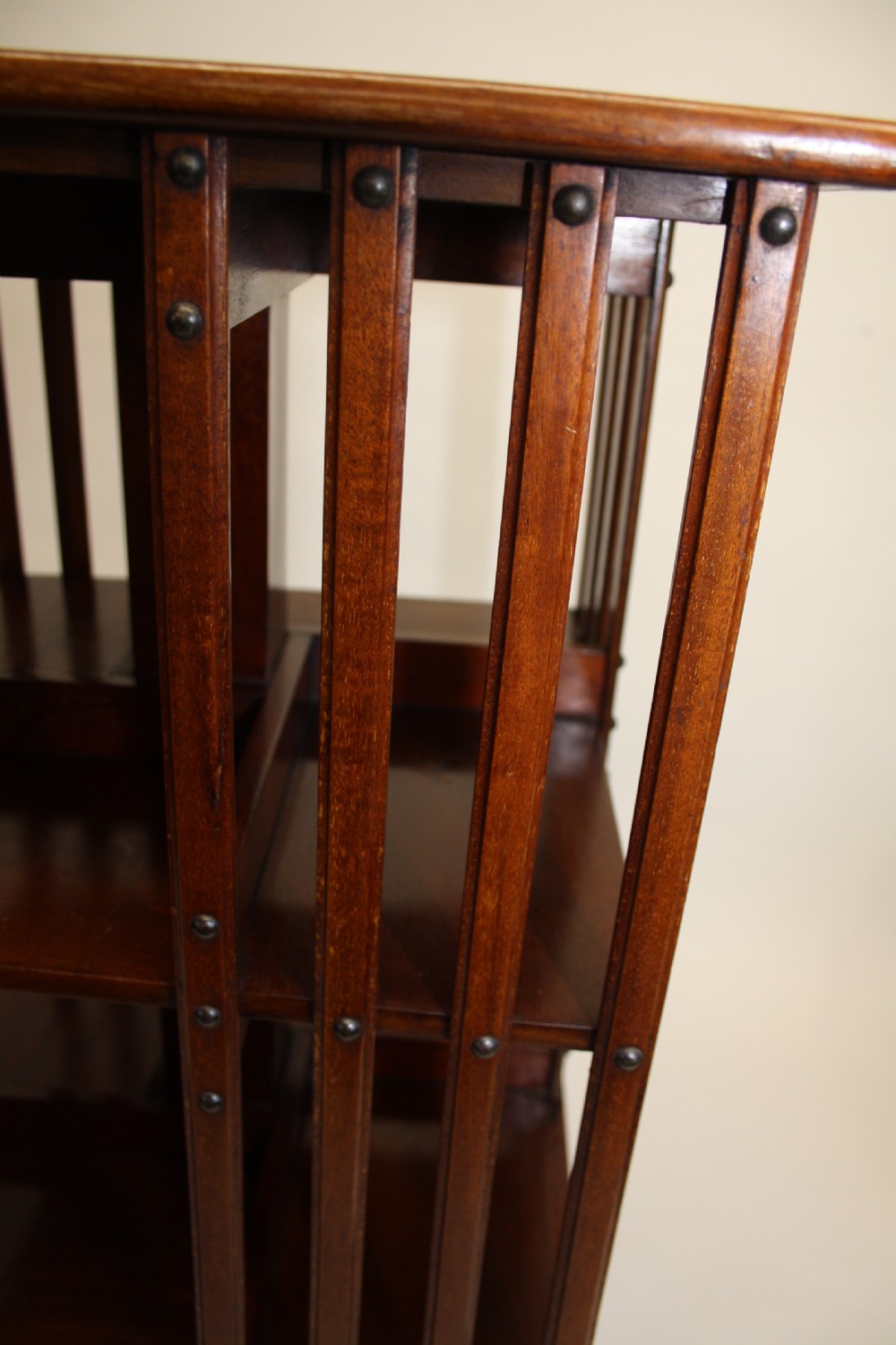 Edwardian revolving bookcase View V