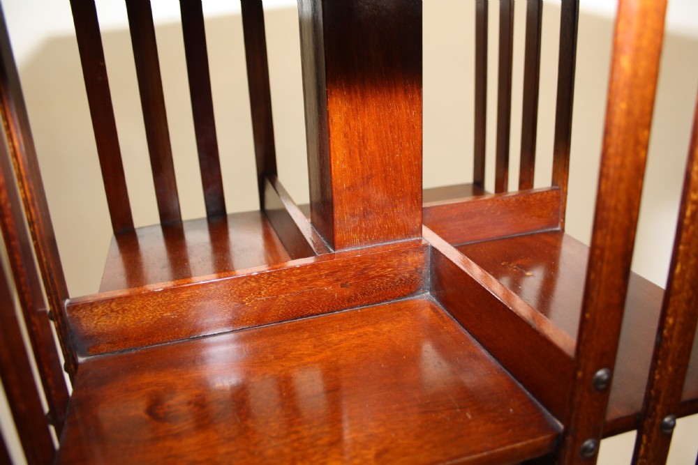 Edwardian revolving bookcase View VI