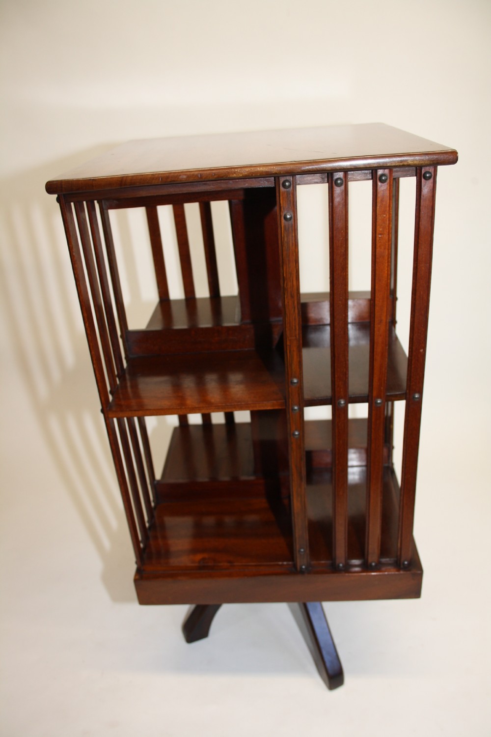 Edwardian revolving bookcase View IX