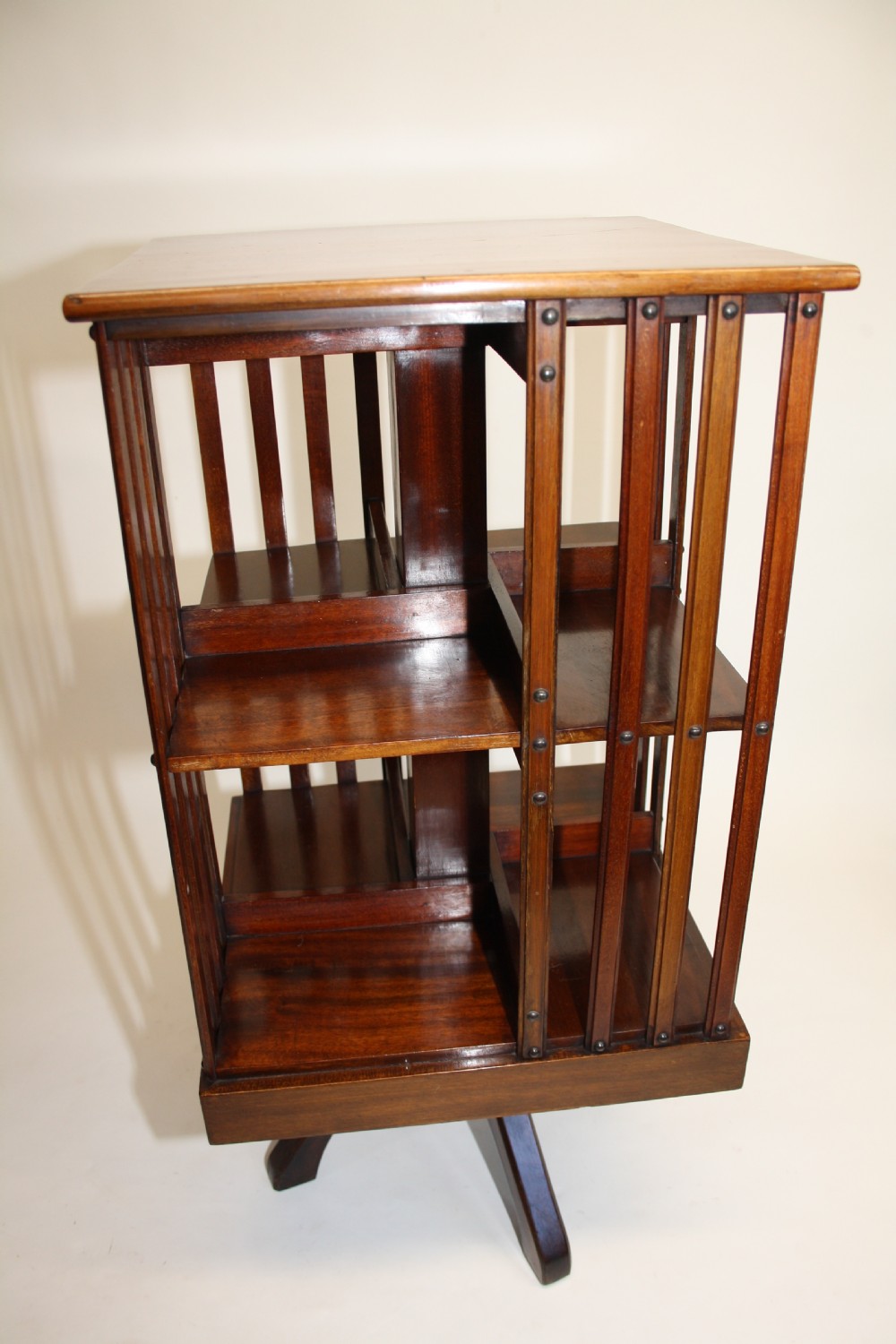 Edwardian revolving bookcase View X