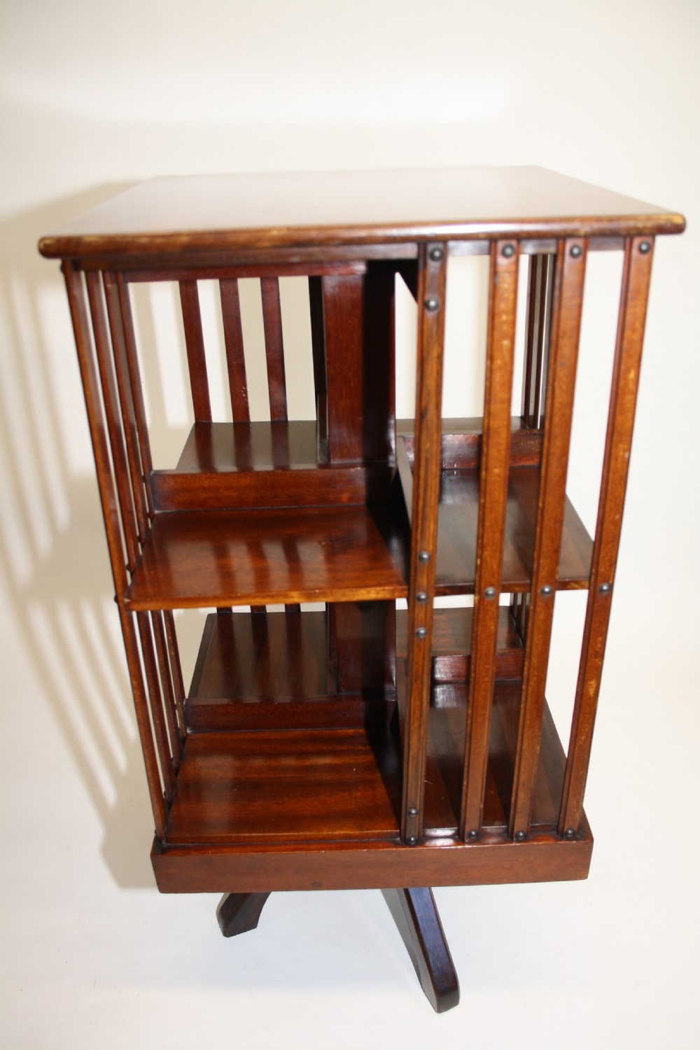 Edwardian revolving bookcase View XI