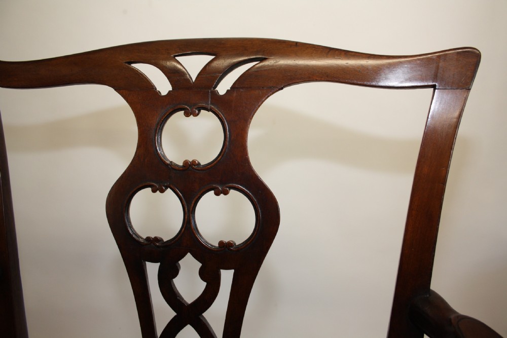Pair of George III arm chairs View XI
