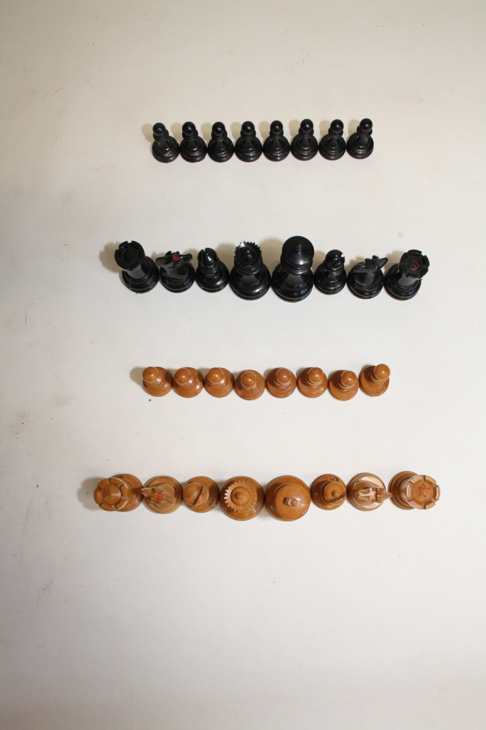 Early 20th century chess set View IV