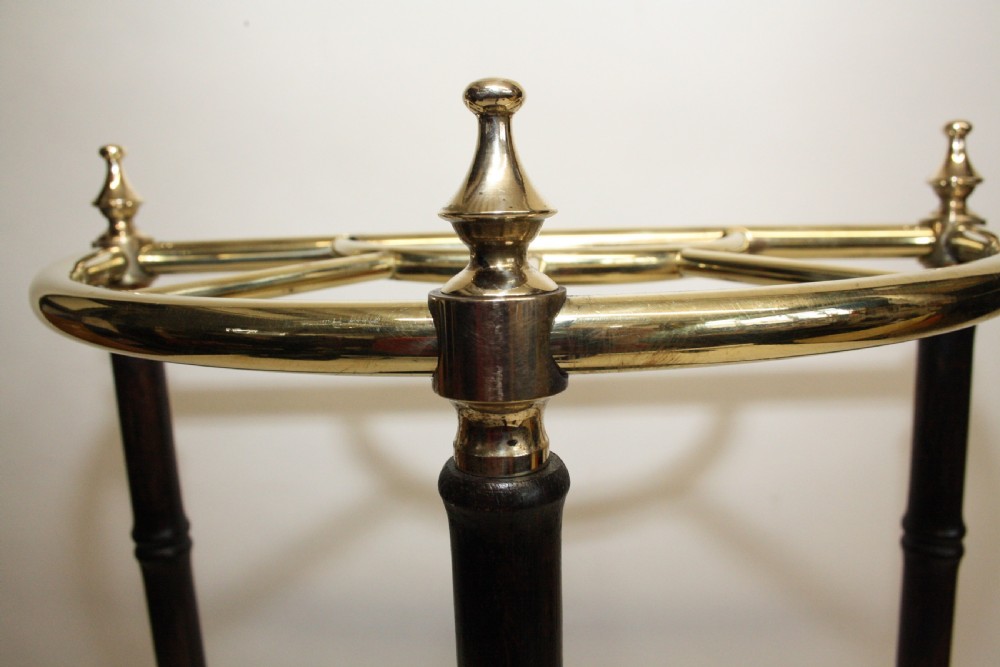Early 20th century demilune stick stand View IV