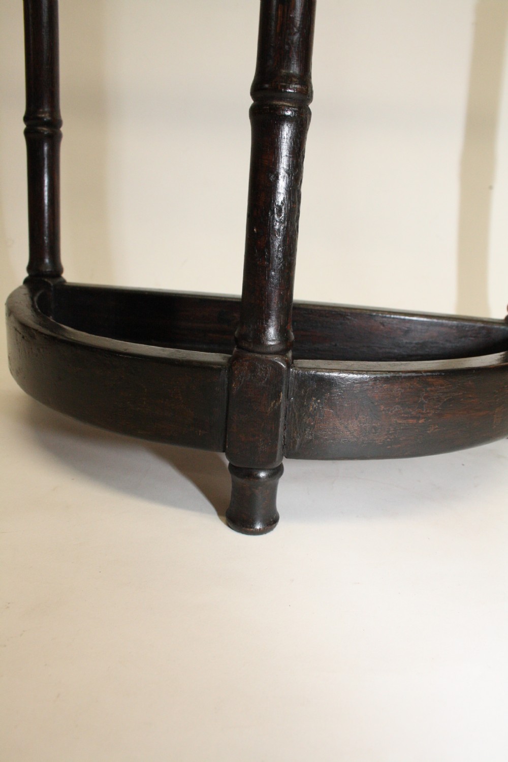 Early 20th century demilune stick stand View VI