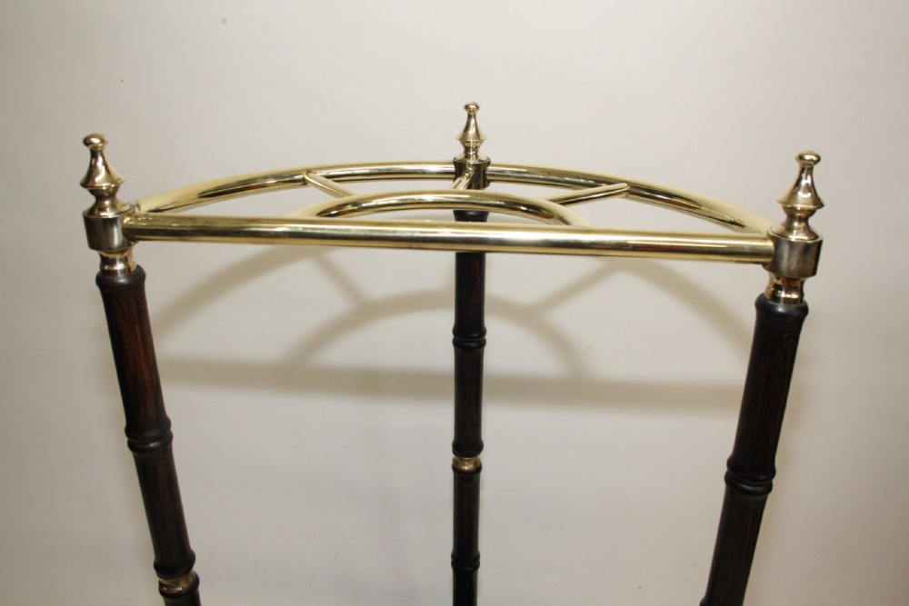 Early 20th century demilune stick stand View VIII