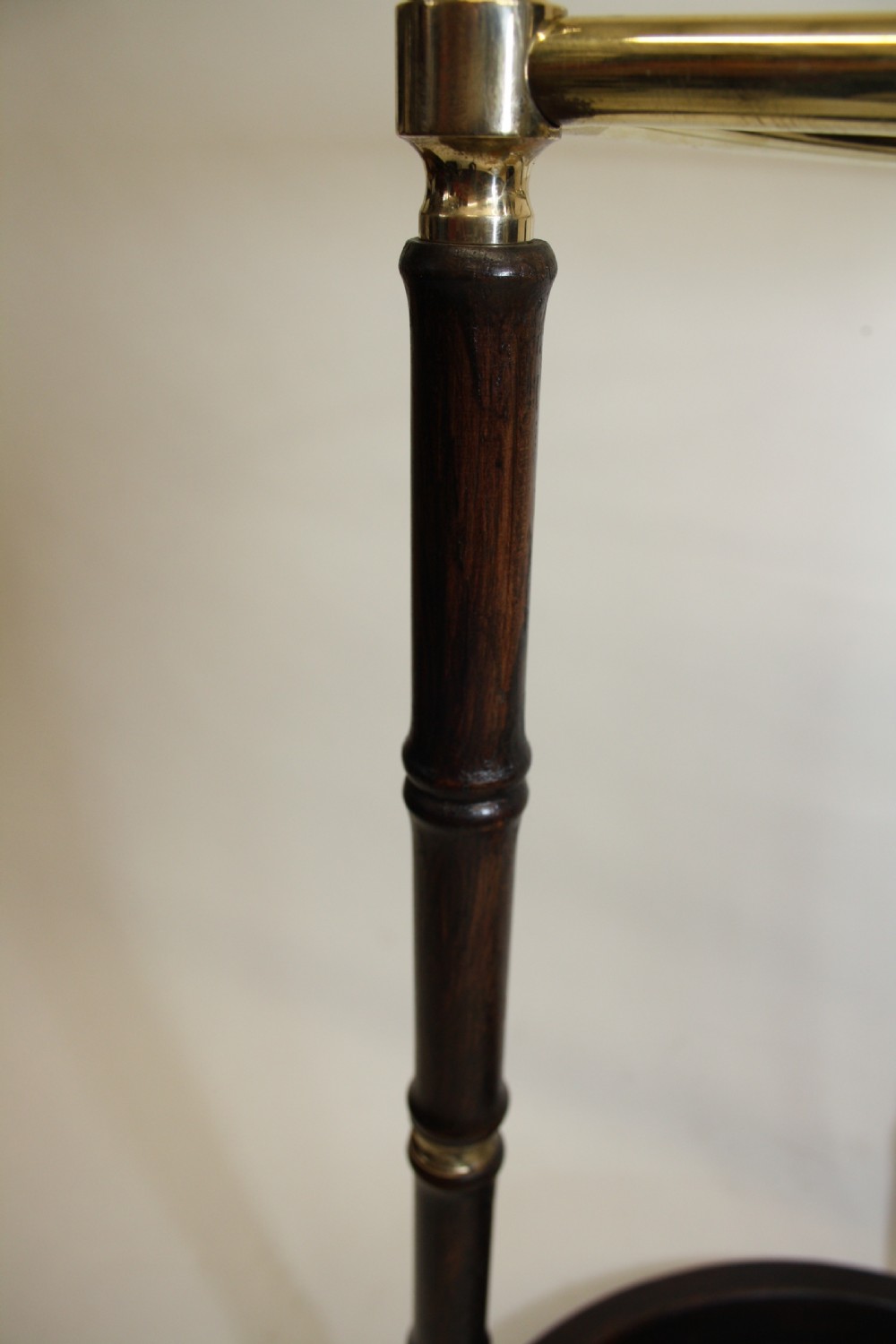 Early 20th century demilune stick stand View IX