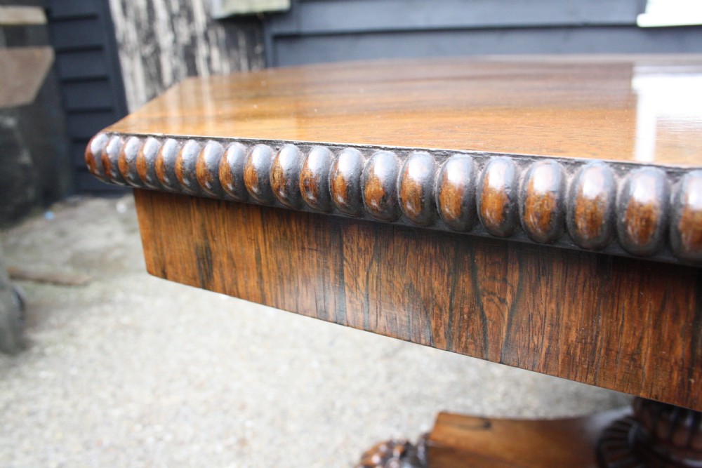William IV eight seater Hexagonal shaped breakfast table in Rosewood View II