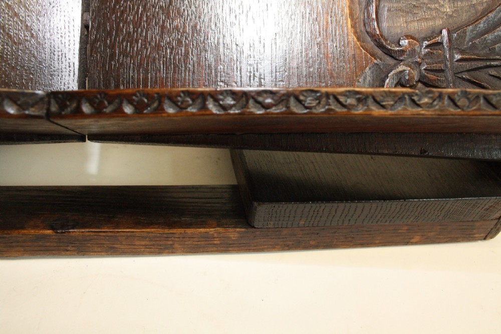 Late 19th century oak adjustable book stand View X