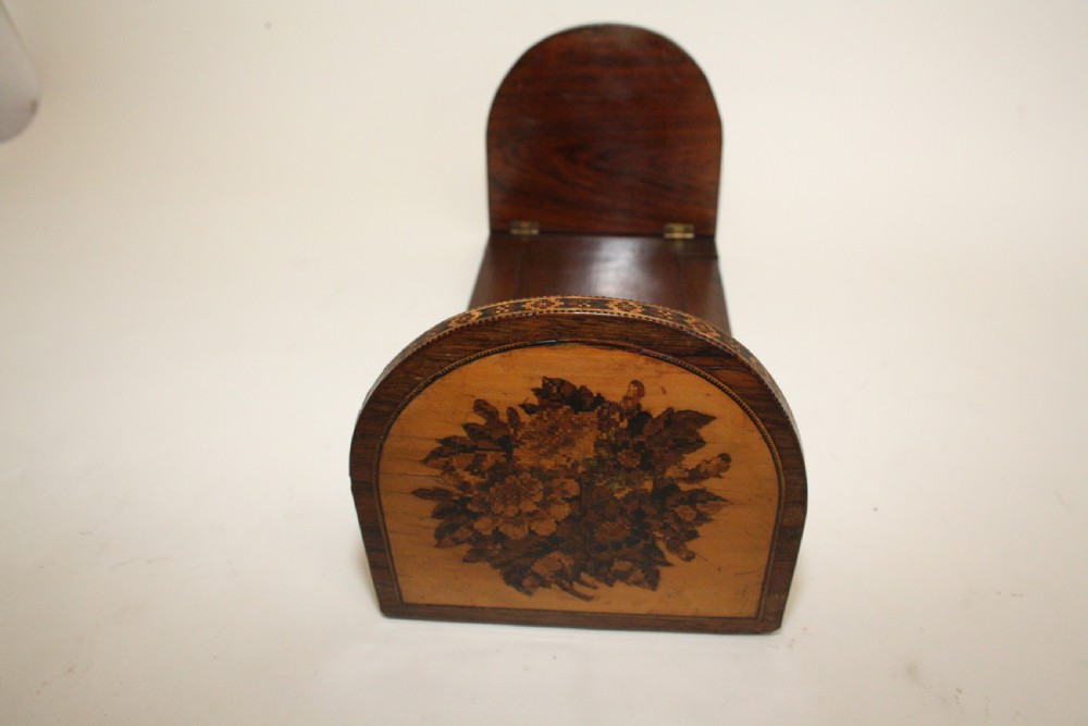 Mid 19th century parquetry adjustable book stand View IV