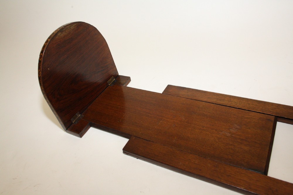 Mid 19th century parquetry adjustable book stand View V