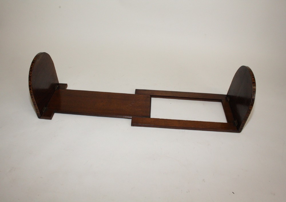 Mid 19th century parquetry adjustable book stand View IX