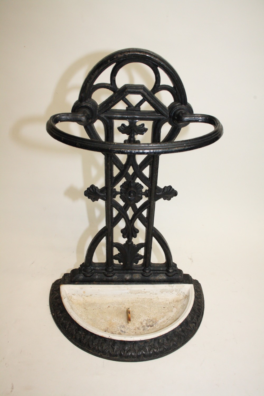 Late 19th century cast iron stick stand