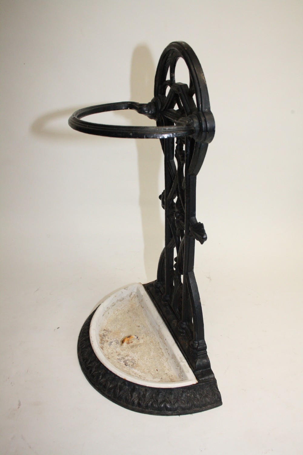 Late 19th century cast iron stick stand View III