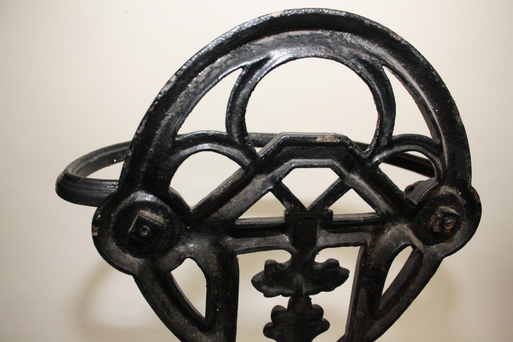 Late 19th century cast iron stick stand View IV