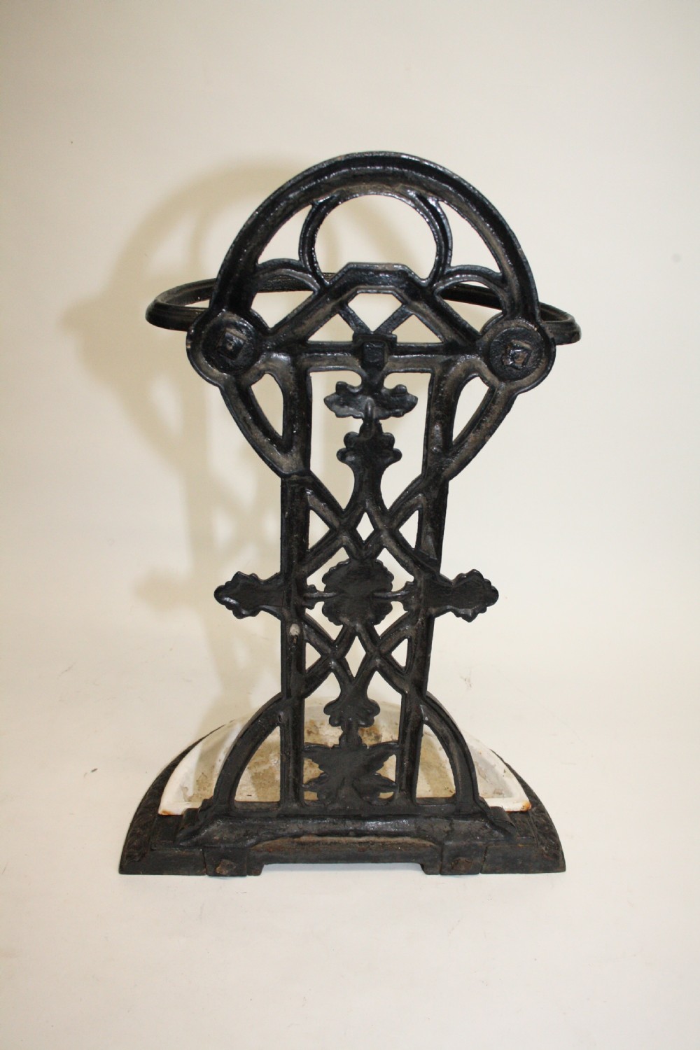 Late 19th century cast iron stick stand View VI