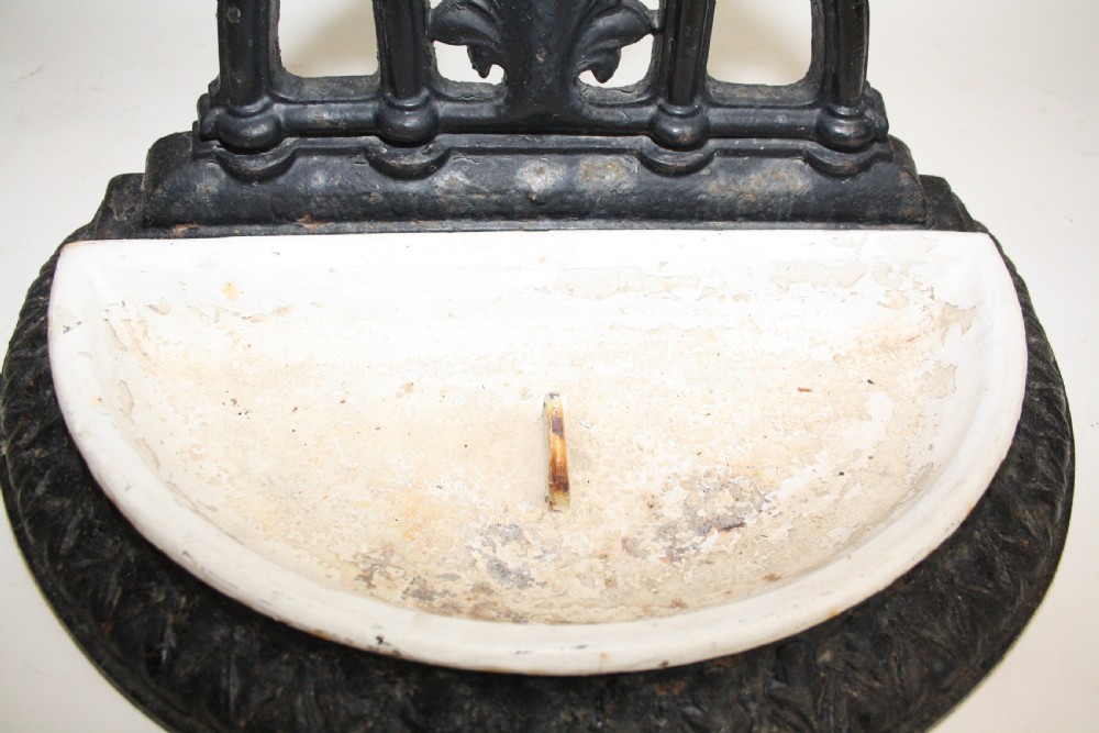 Late 19th century cast iron stick stand View VII
