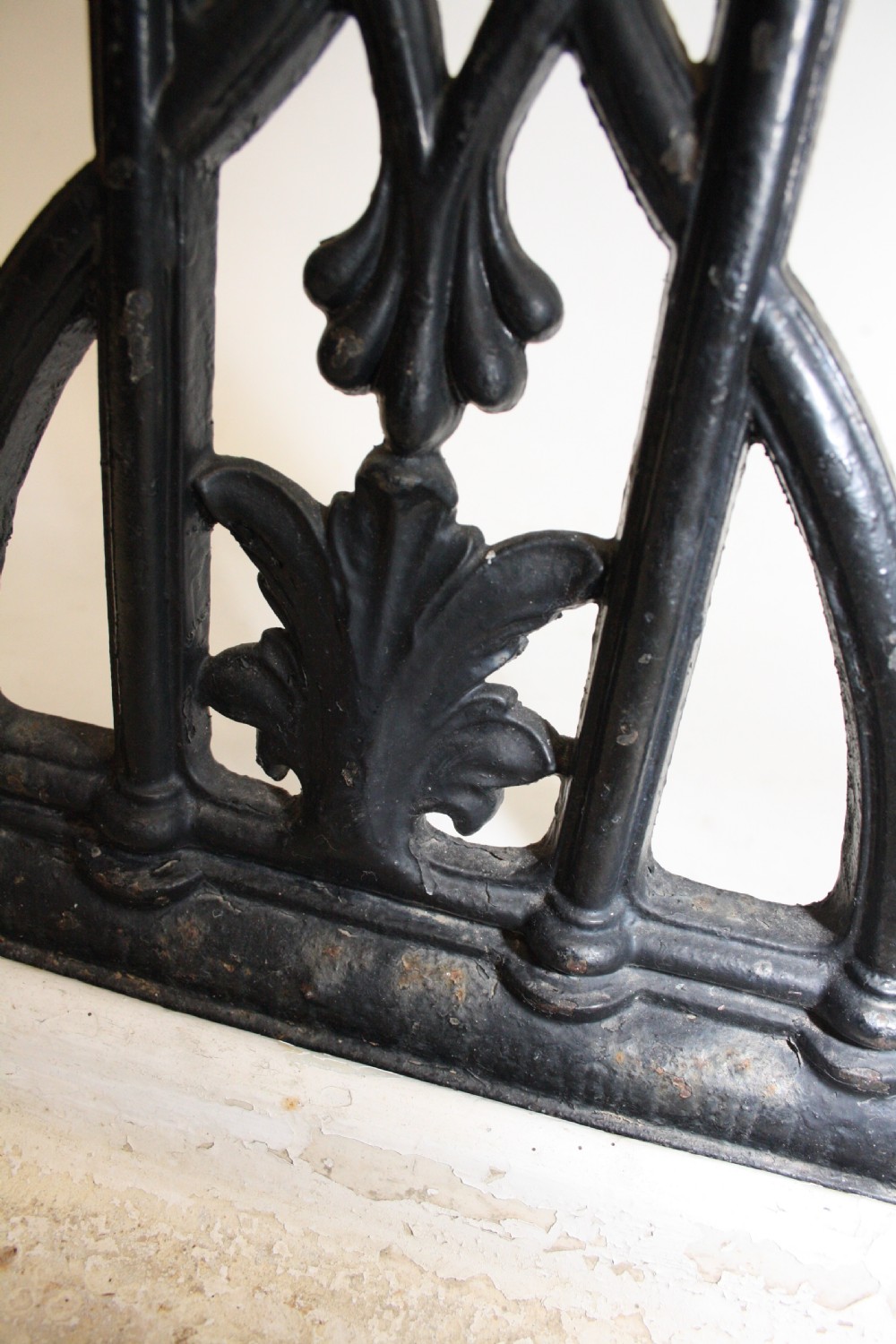 Late 19th century cast iron stick stand View IX