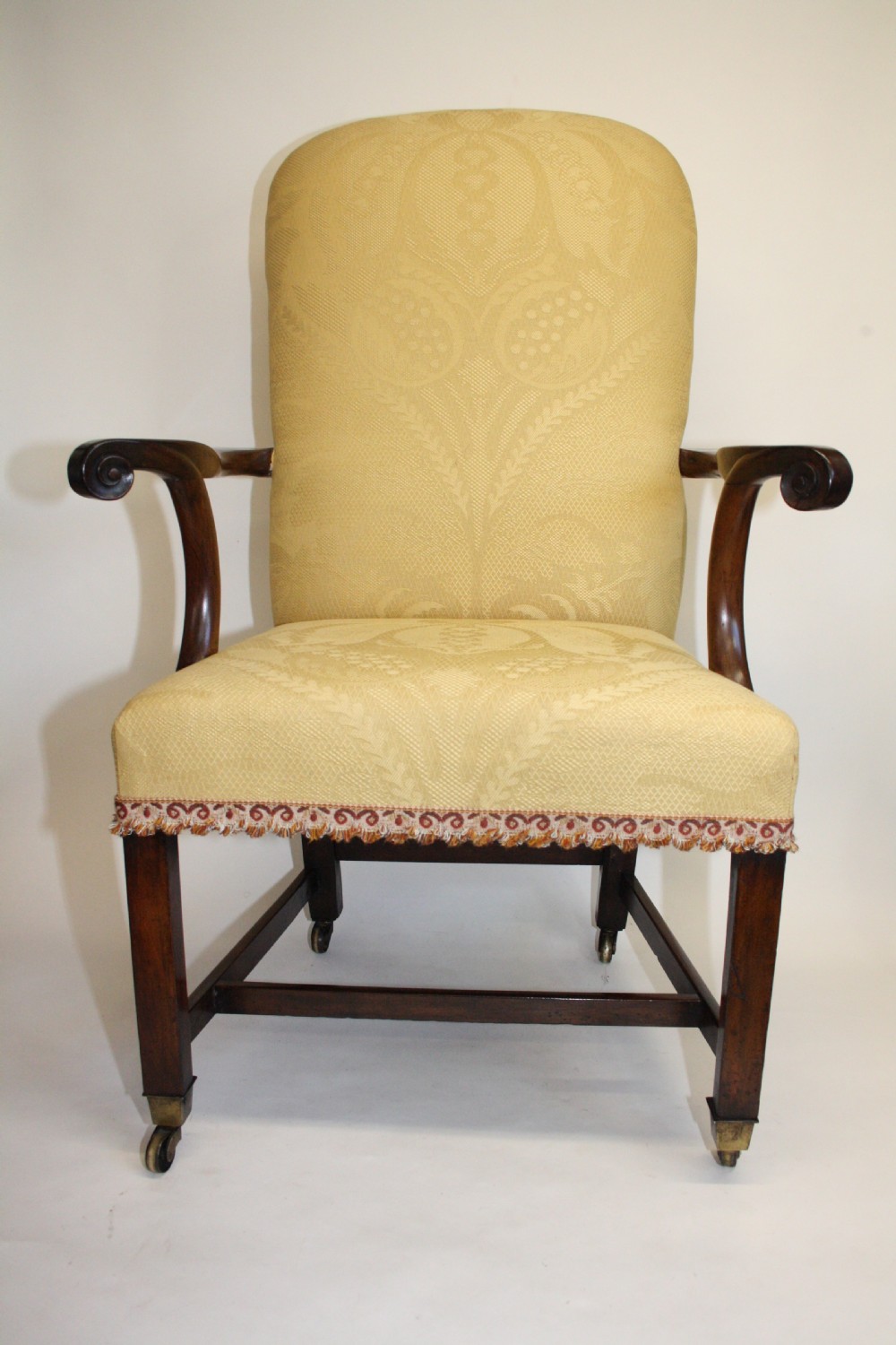 Hi back early Georgian armchair.