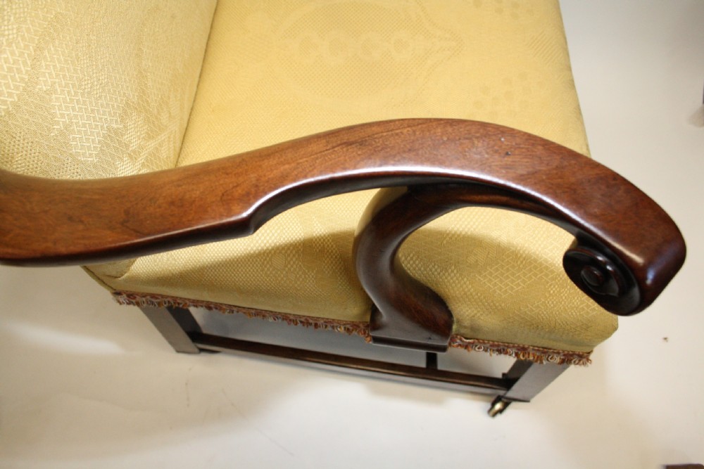 Hi back early Georgian armchair. View V