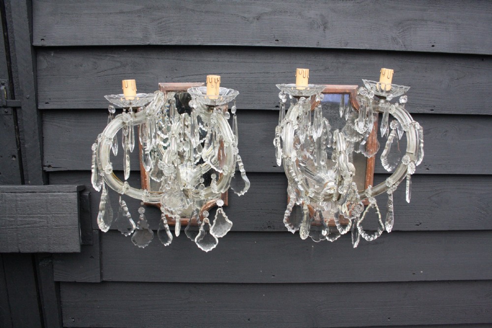 Pair of early 20th century Italian wall lights