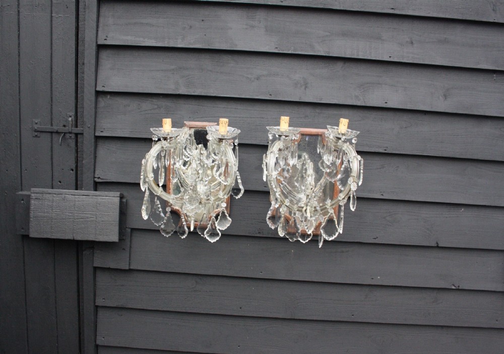 Pair of early 20th century Italian wall lights View II