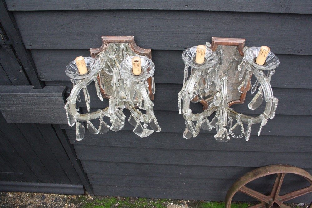 Pair of early 20th century Italian wall lights View IV