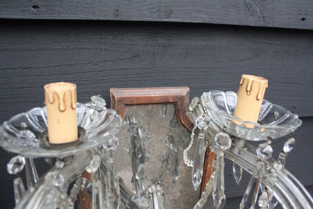 Pair of early 20th century Italian wall lights View V