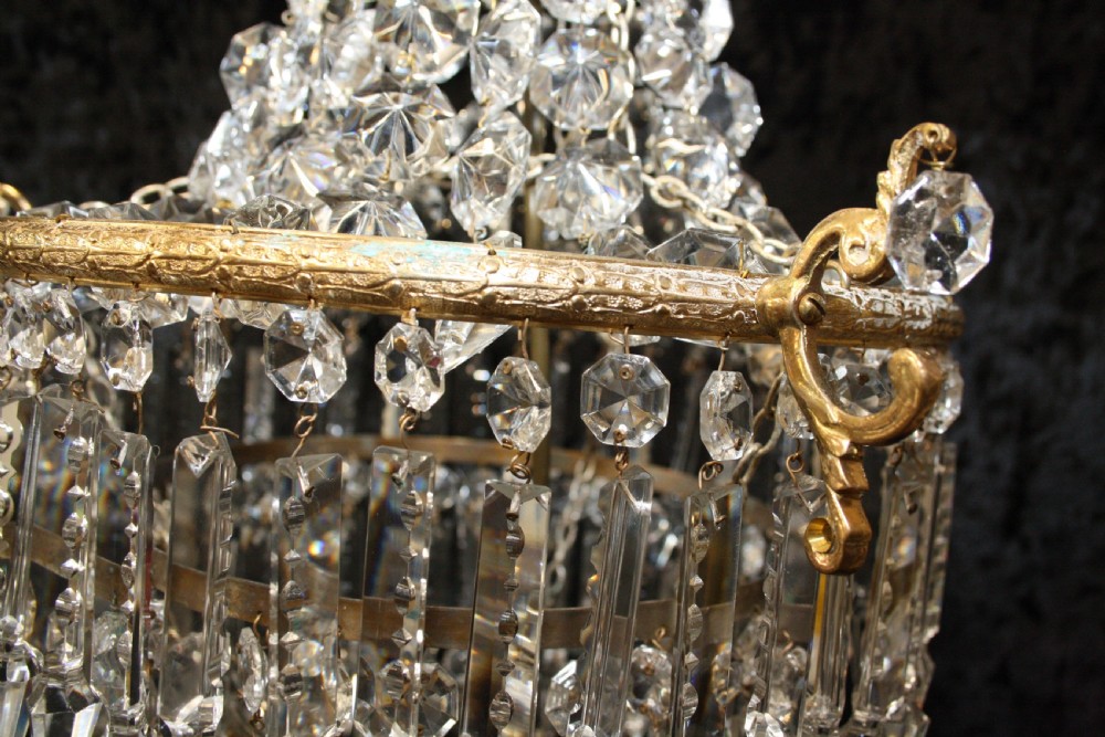 Pair of early 20th century spike chandeliers View V