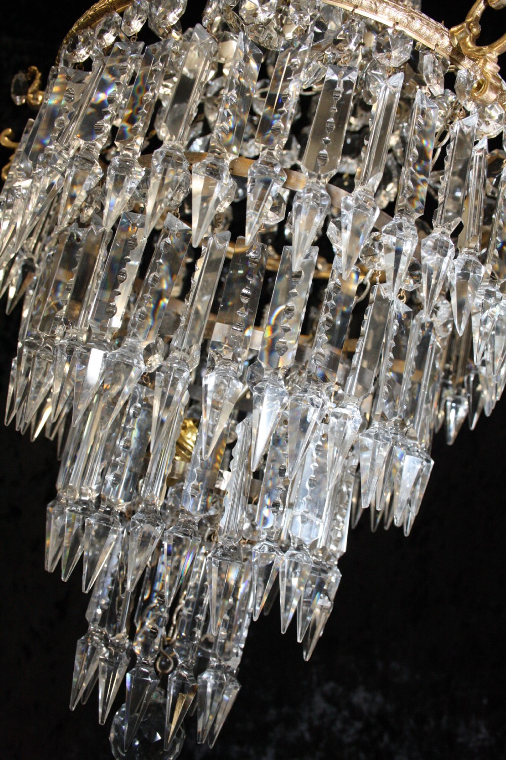 Pair of early 20th century spike chandeliers View VI