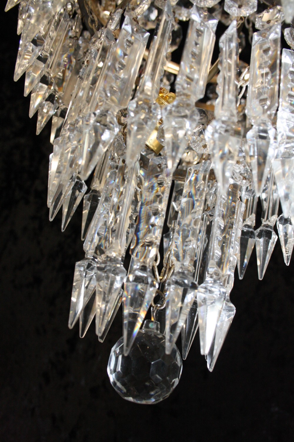 Pair of early 20th century spike chandeliers View VII